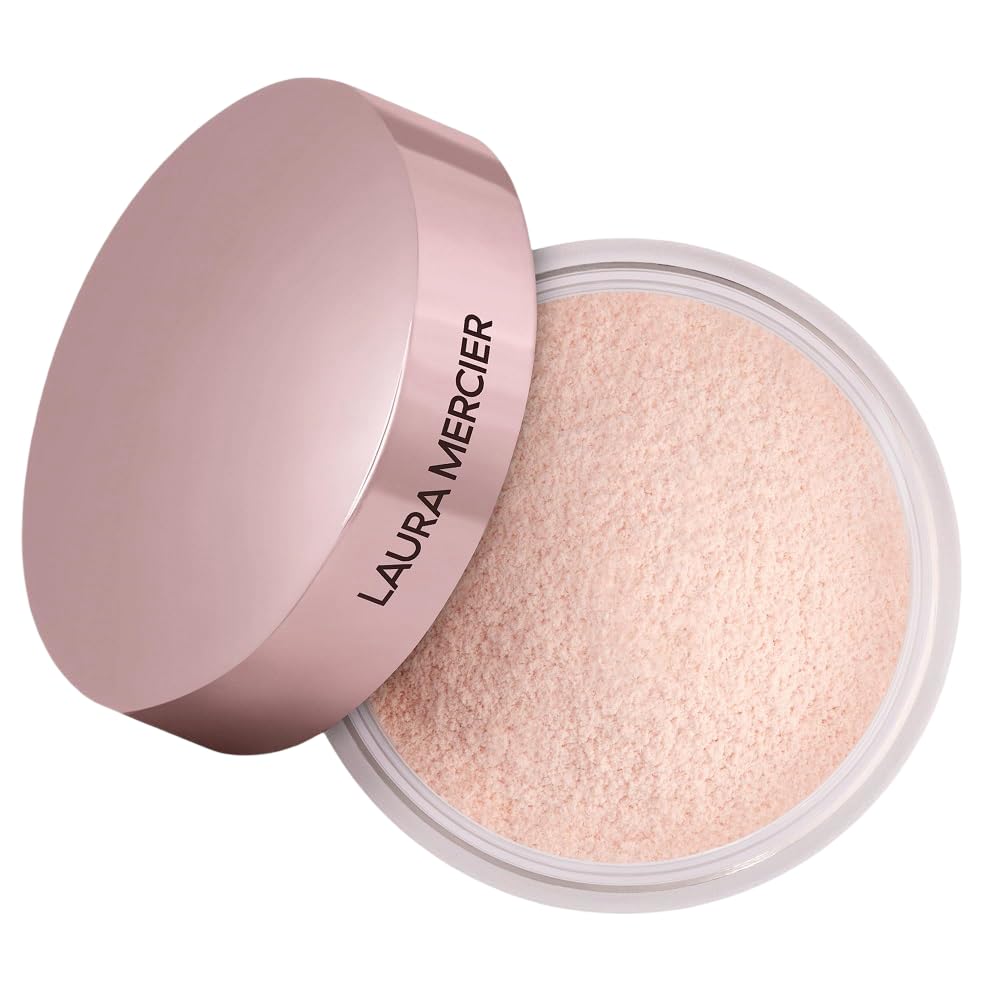 Laura Mercier Translucent Loose Setting Powder, 24HR Shine Control, Infused with Vitamins C + E, Soft Matte Finish, Normal to Oily Skin, 4 Shades for Virtually All Skin Tones, Artistry Icons Set