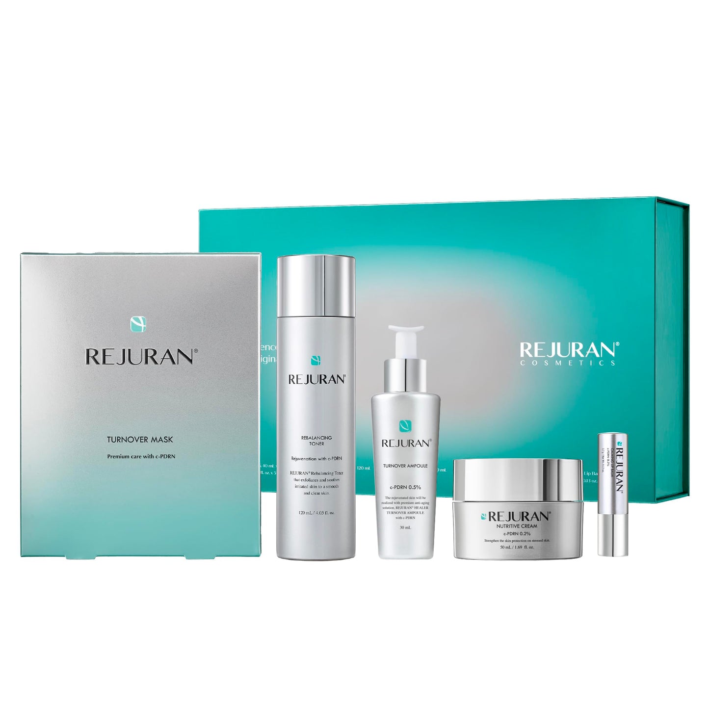 REJURAN® Turnover Ampoule, c-PDRN® – Original Salmon DNA PDRN Face Serum for Firming, Hydrating, Radiant Glass Skin with Visible Anti-Aging Results. Korean Skin Care, Clinically Developed (1.01 fl oz)