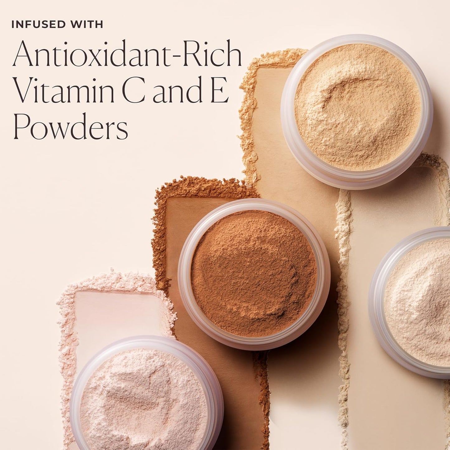 Laura Mercier Translucent Loose Setting Powder, 24HR Shine Control, Infused with Vitamins C + E, Soft Matte Finish, Normal to Oily Skin, 4 Shades for Virtually All Skin Tones, Artistry Icons Set